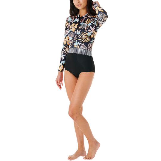 Rip Curl Women's Playa Bella G-Bomb Long Sleeve High Cut Front-Zip Spring Wetsuit - 2023