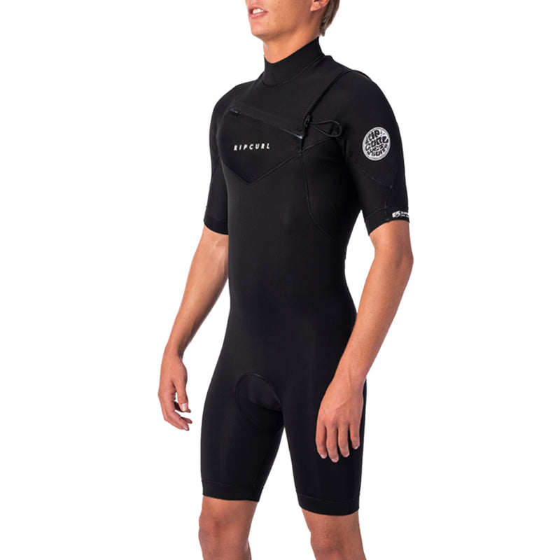 Load image into Gallery viewer, Rip Curl Dawn Patrol 2mm Short Sleeve Chest Zip Spring Wetsuit - 2021
