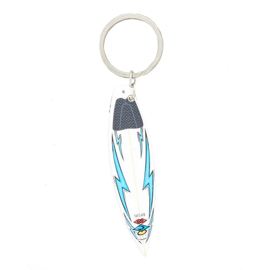 Rip Curl Surfboard Key Ring - White