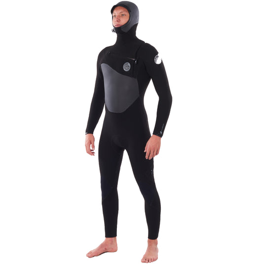Rip Curl Flashbomb 6/4 Hooded Chest Zip Wetsuit - 2022