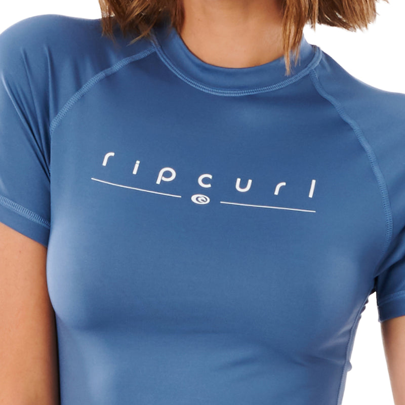 Load image into Gallery viewer, Rip Curl Women&#39;s Golden Rays Short Sleeve Rash Tee
