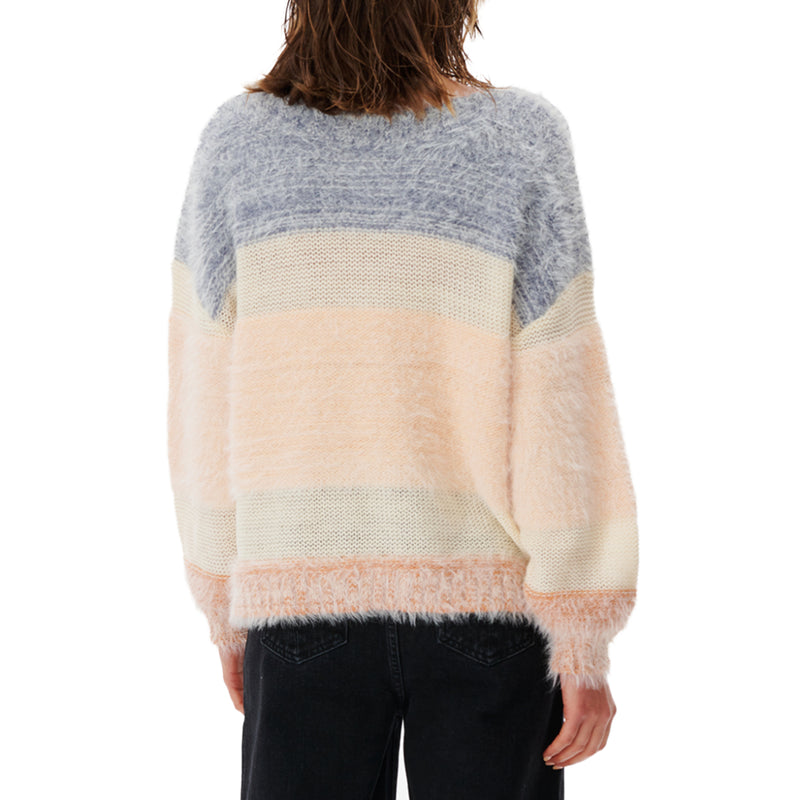 Load image into Gallery viewer, Rip Curl Women&#39;s Surf Treehouse Knit Crew Pullover Sweater
