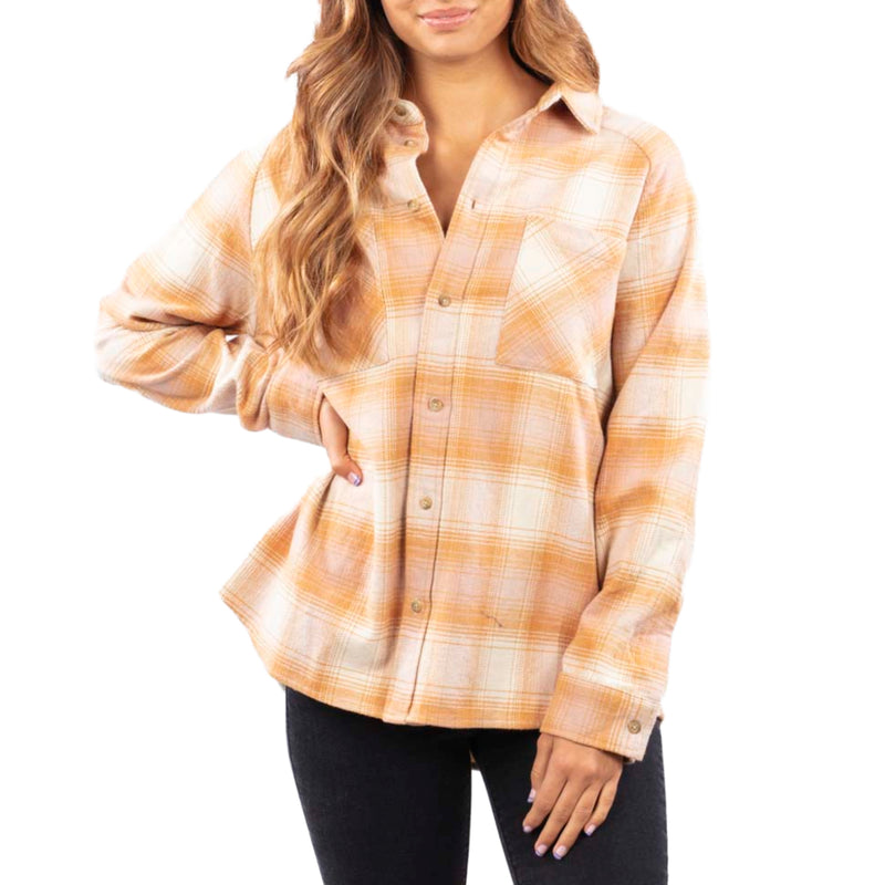 Load image into Gallery viewer, Rip Curl Women&#39;s Count Button Down Flannel

