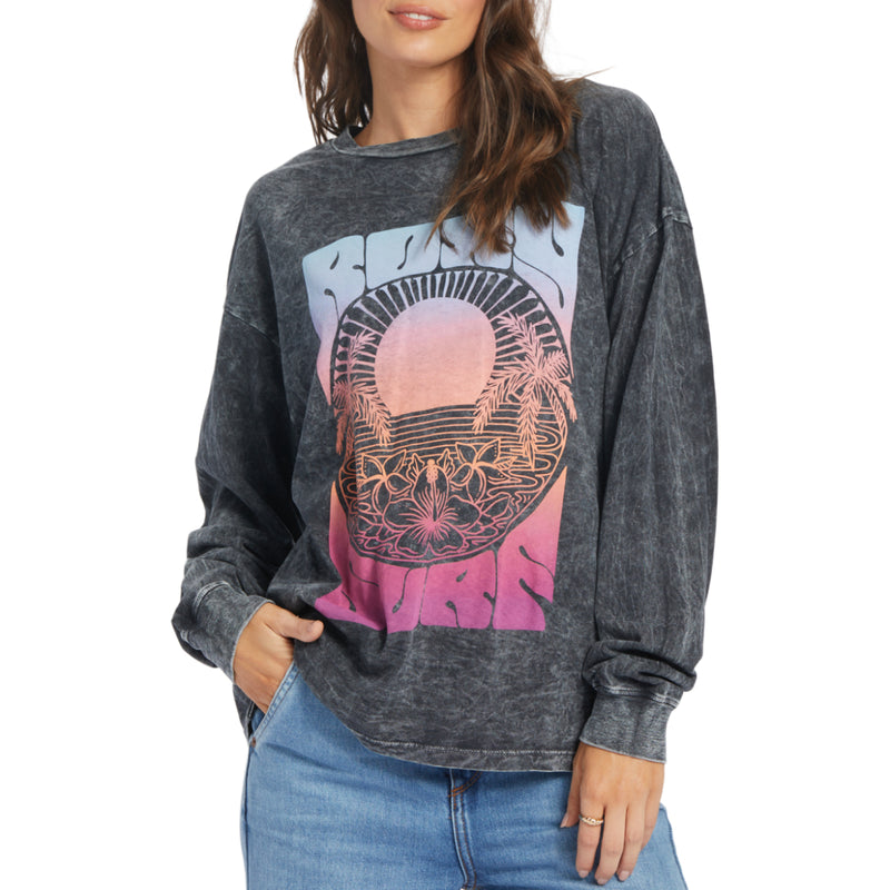 Load image into Gallery viewer, Roxy Women&#39;s Sunset Tropics Long Sleeve T-Shirt
