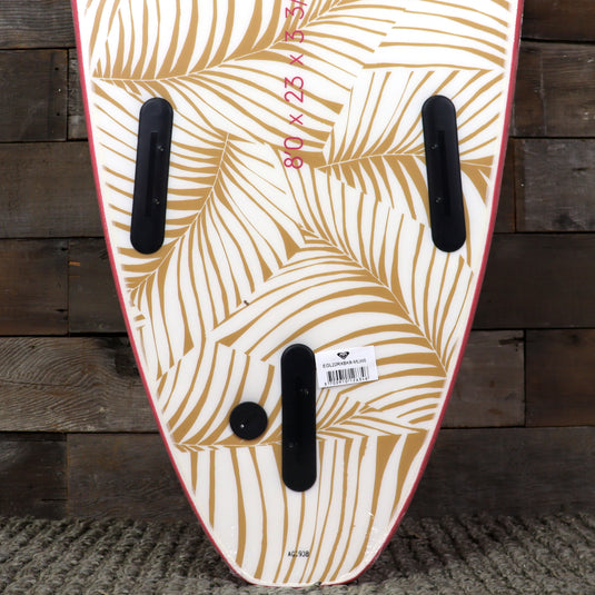 Roxy Break 8'0 x 23 x 3 ⅜ Soft Surfboard - Tropical Pink
