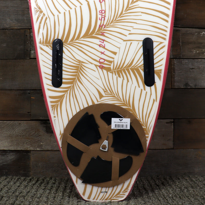 Load image into Gallery viewer, Roxy Break 9&#39;0 x 24 x 3 ⅝ Soft Surfboard - Tropical Pink
