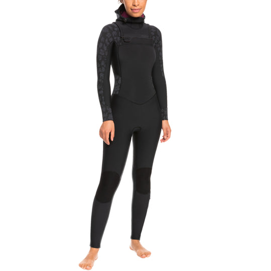 Roxy Women's Swell Series 5/4/3 Hooded Chest-Zip Wetsuit