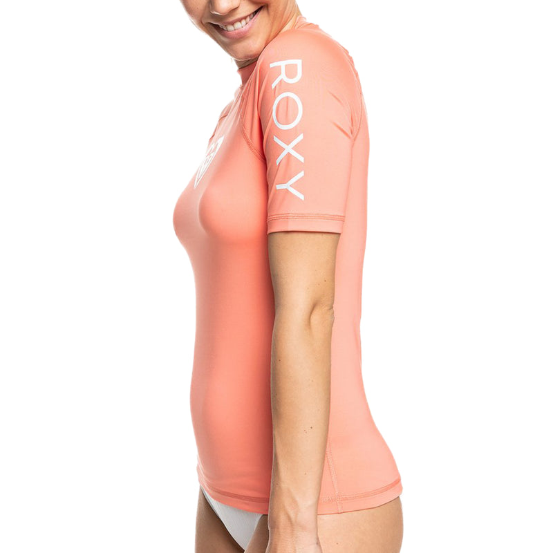Load image into Gallery viewer, Roxy Women&#39;s Whole Hearted Short Sleeve Rash Guard
