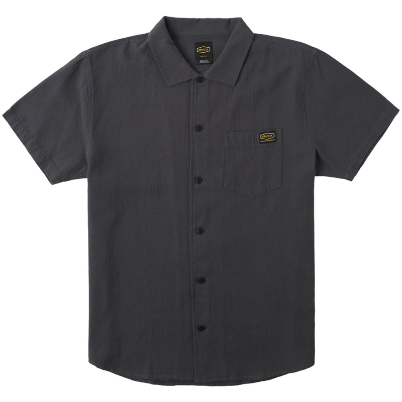 Load image into Gallery viewer, RVCA Day Shift Short Sleeve Button Down Shirt
