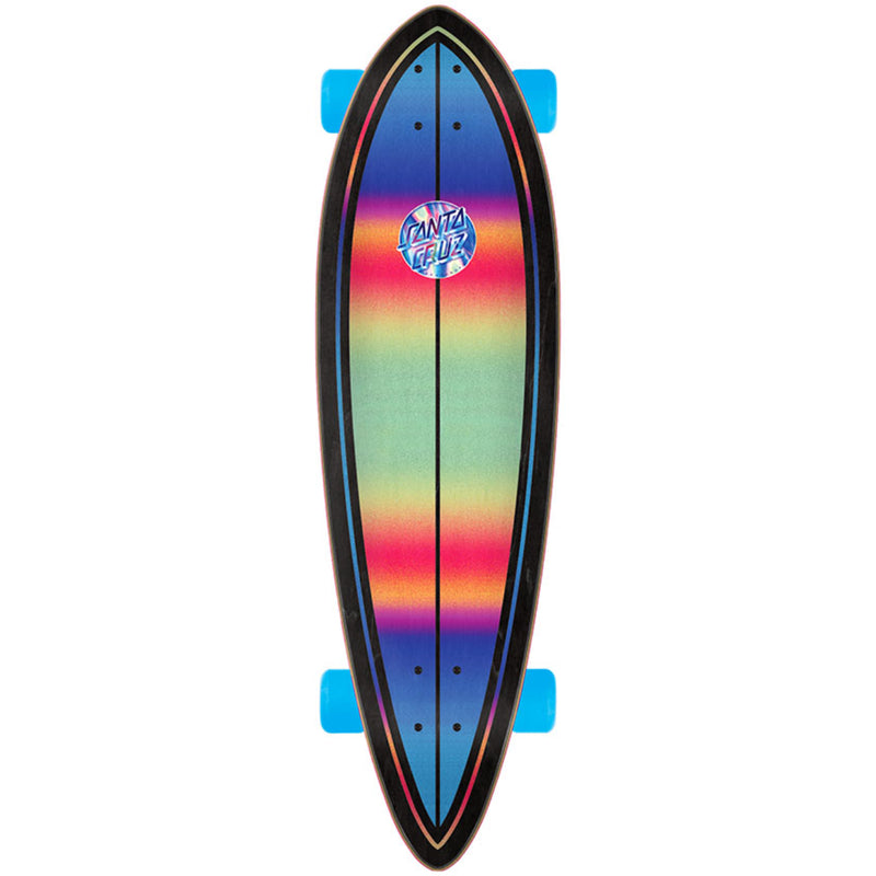 Load image into Gallery viewer, Santa Cruz Iridescent Dot Pintail 33&quot; Longboard Complete
