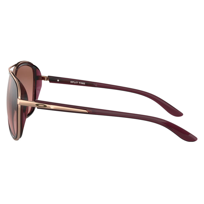 Load image into Gallery viewer, Oakley Women&#39;s Split Time Sunglasses - Crystal Raspberry/G40 Black Gradient

