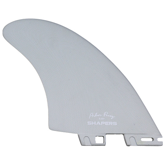 Shapers Asher Pacey FCS II Compatible Twin + 1 Fin Set - 5.55"