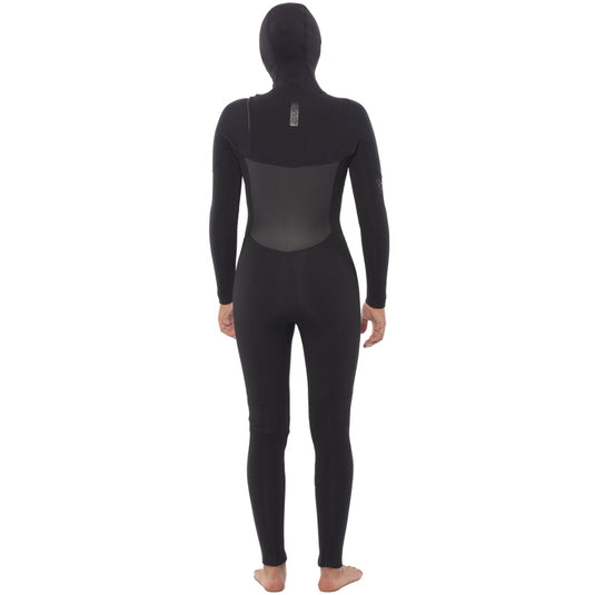 Sisstrevolution Women's Seven Seas 5/4 Hooded Chest Zip Wetsuit