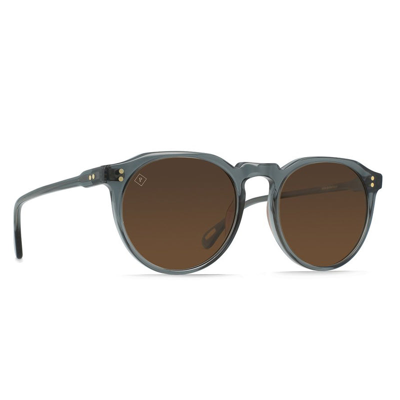 Load image into Gallery viewer, Raen Remmy Polarized Sunglasses - Slate Crystal / Vibrant Brown - Sideangle
