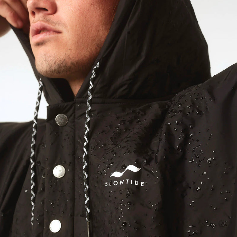 Load image into Gallery viewer, Slowtide Waterproof Hooded Jacket Changing Poncho
