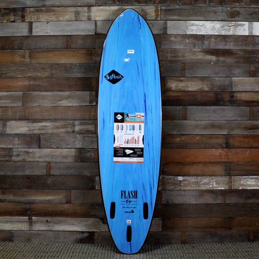 Softech Flash Geiselman 7'0 x 21 ¼ x 2 ½ Soft Surfboard - Aqua Marble • DAMAGED