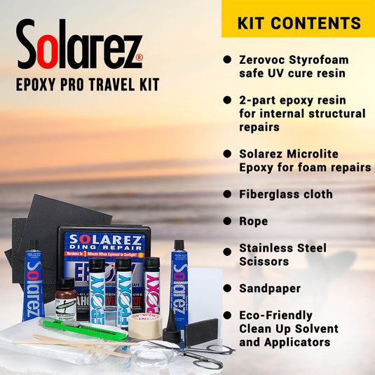 Solarez Epoxy Pro Travel Ding Repair Kit