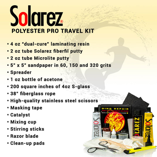 Kit de reparación de resina de curado UV Solarez más 2 barras de tro Kit de reparación de resina de curado UV Solarez más 2 barras de tro
