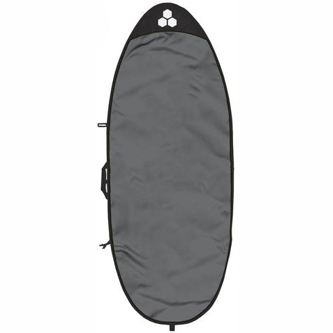 Load image into Gallery viewer, Channel Islands Feather Lite Specialty Surfboard Bag - Charcoal/Hex - front
