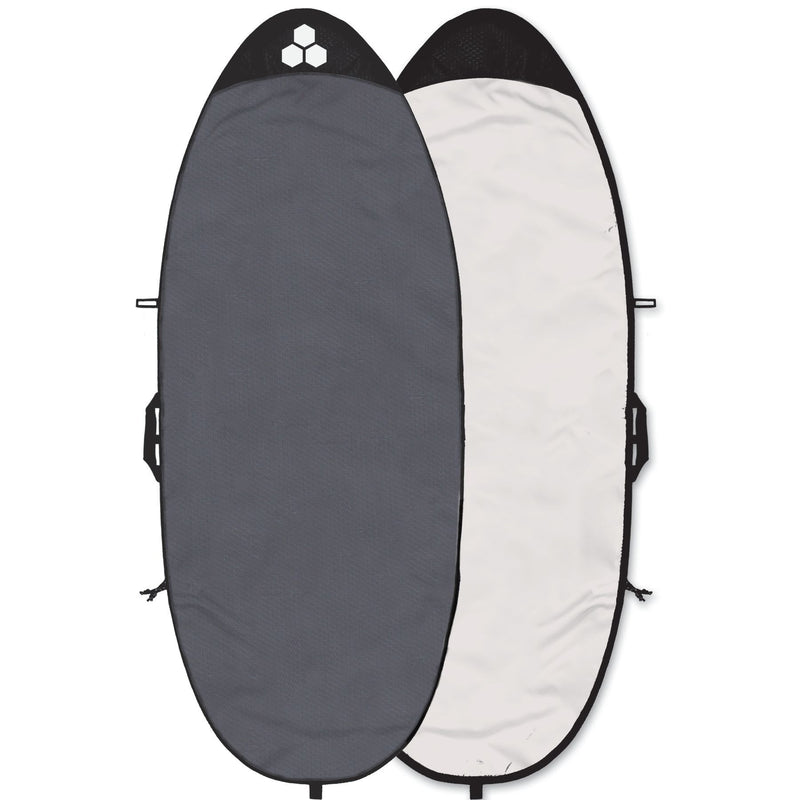 Load image into Gallery viewer, Channel Islands Feather Lite Specialty Surfboard Bag - Charcoal/Hex - angle 2
