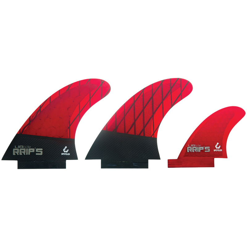 Load image into Gallery viewer, Lib Tech RRIP&#39;s Twin + 1 Fin Set - Red
