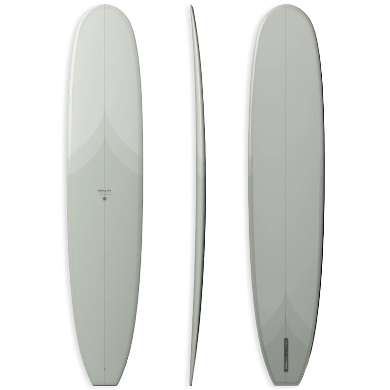 Load image into Gallery viewer, Taylor Jensen Series Singleton Thunderbolt Silver Surfboard
