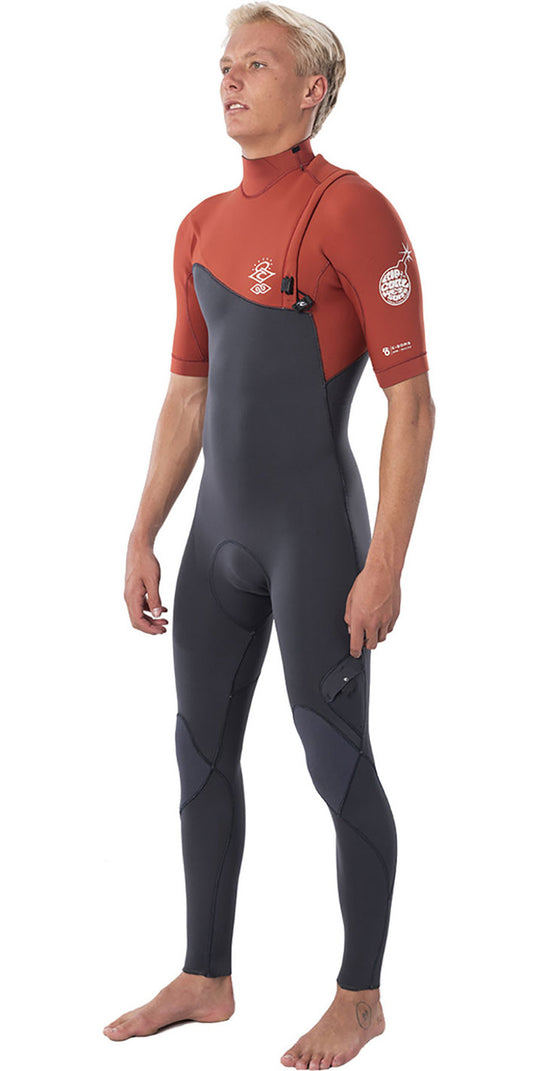Rip Curl E-Bomb S/S 2mm Zip Free Wetsuit  - Side