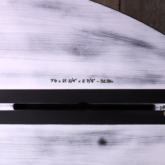 Torq Chopper ACT 7'6 x 21 ¾ x 2 ⅞ Surfboard - Black Rails