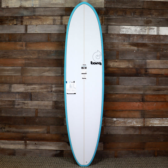 Torq Mod Fun V+ TET 7'8 × 22 ½ × 3 3/16 Surfboard - Blue/White Pinline