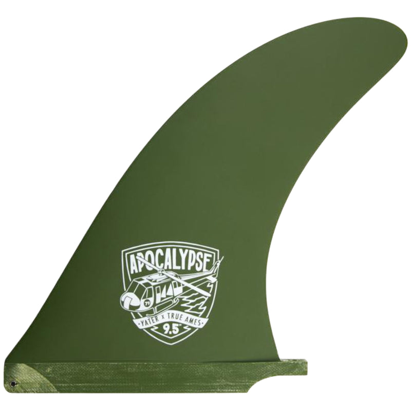 Load image into Gallery viewer, True Ames Fins 9.5&quot; Yater Apocalypse Fin - Army Green
