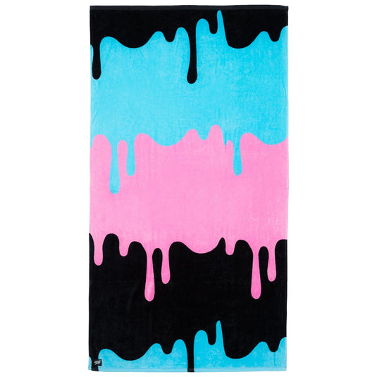 Catch Surf Tyler Team Beach Towel - Black/Pink/Blue Drip