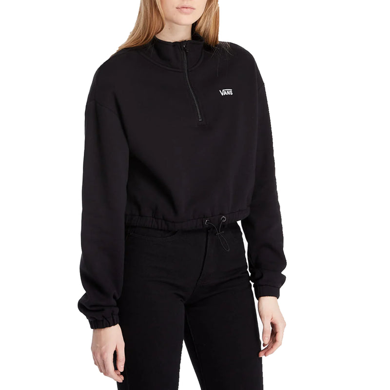 Load image into Gallery viewer, Vans Women&#39;s Left Chest Half-Zip Pullover Sweatshirt
