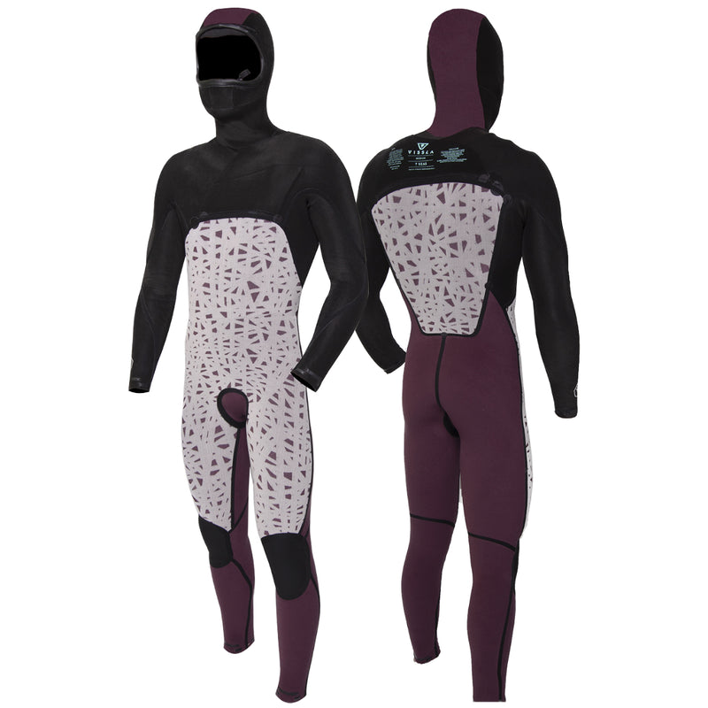 Load image into Gallery viewer, Vissla Seven Seas 4/3 Hooded Chest Zip Wetsuit
