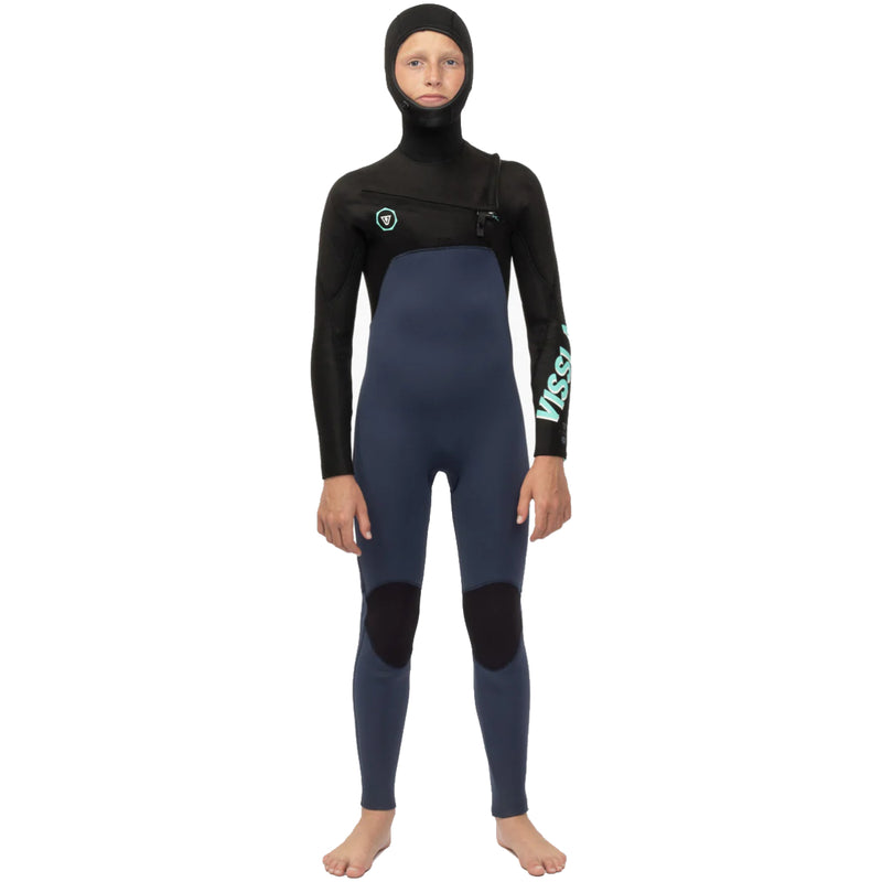 Load image into Gallery viewer, Vissla Youth Seven Seas 5/4/3 Hooded Chest Zip Wetsuit
