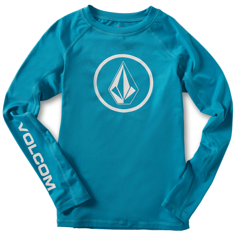 Load image into Gallery viewer, Volcom Youth Lido Solid Long Sleeve Rash Guard
