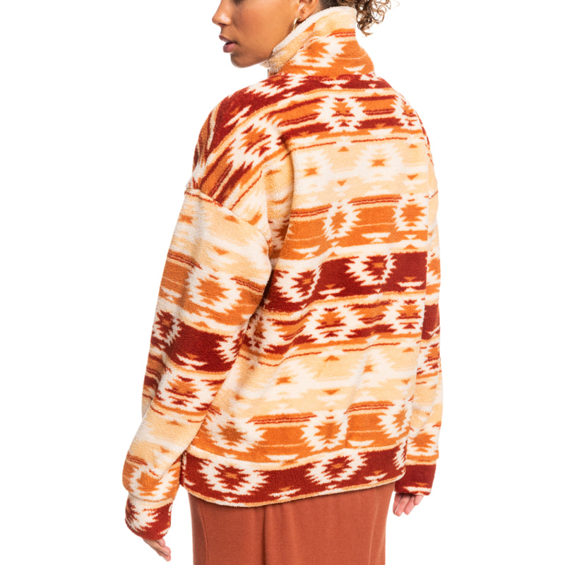 Load image into Gallery viewer, Volcom Women&#39;s Live Out Loud Half-Zip Fleece Sweatshirt
