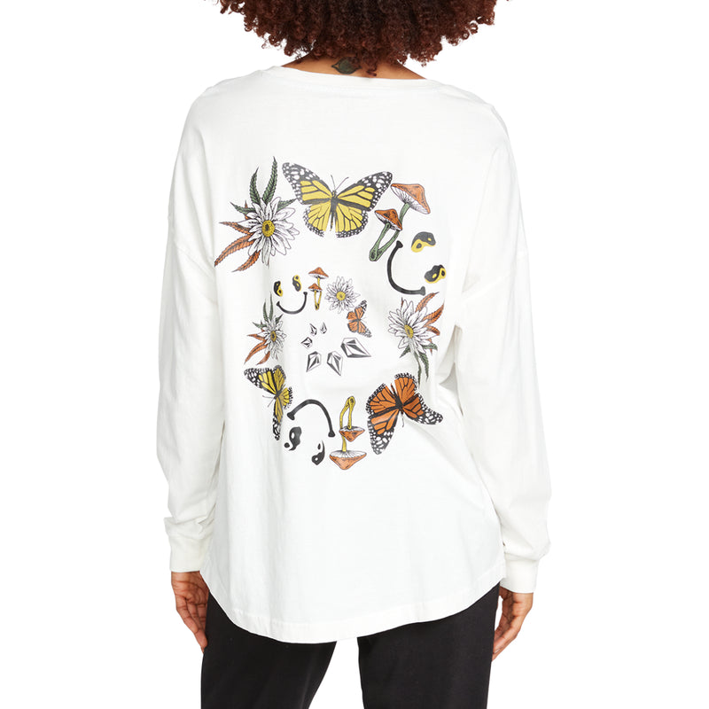 Load image into Gallery viewer, Volcom Women&#39;s Werking Doubles Long Sleeve T-Shirt
