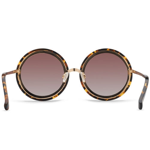 Load image into Gallery viewer, Von Zipper Women&#39;s Fling Sunglasses - Tortoise Gold/Brown Gradient 
