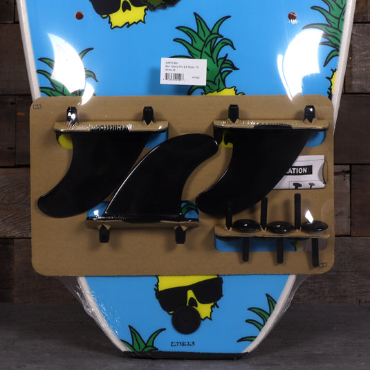 Wave Bandit Easy Rider × Ben Gravy 7'0 x 22 x 3 ⅛ Surfboard - White/Blue