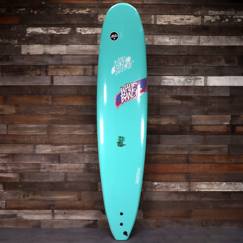 Load image into Gallery viewer, Wave Bandit Easy Rider × Tina Cohen 9&#39;0 x 24 x 3 ½ Surfboard - Turquoise
