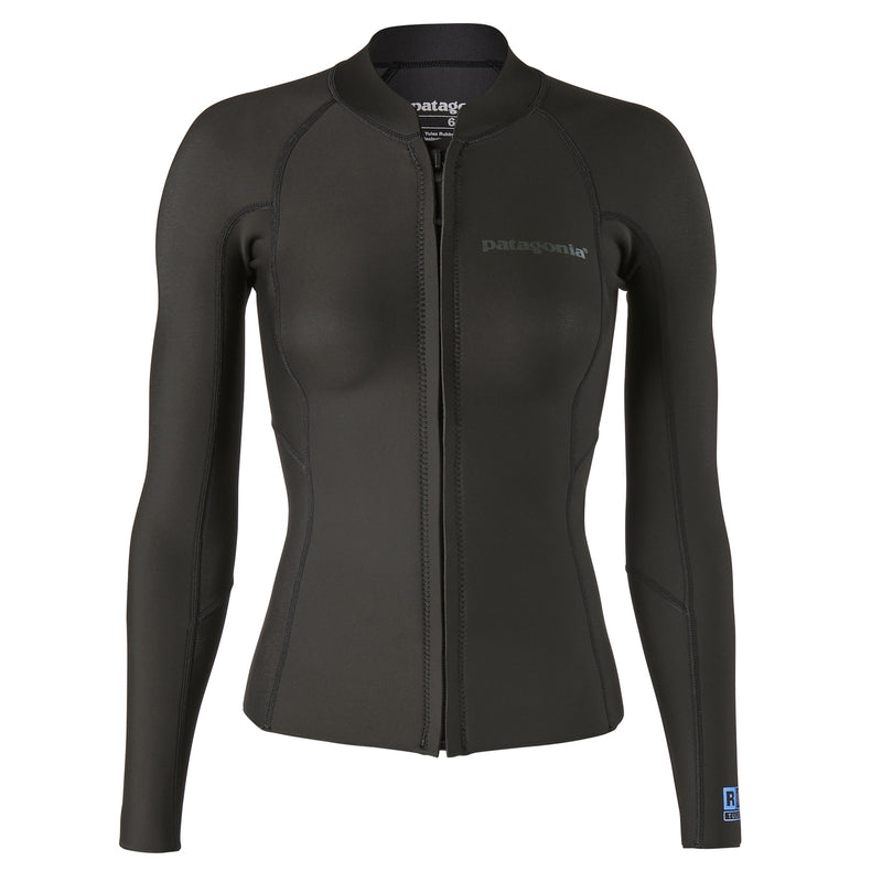 Load image into Gallery viewer, Patagonia Women&#39;s R1 Lite Yulex 1.5mm Front Zip Jacket - Black
