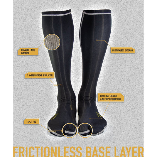 WORN Frictionless Thermals 1.5mm Split Toe Socks