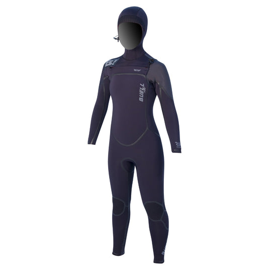 Buell Youth RB2 5/4 Hooded Chest Zip Wetsuit - 2020