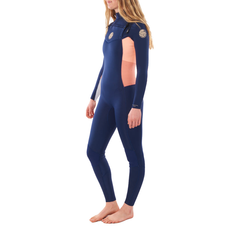 Load image into Gallery viewer, Rip Curl Women&#39;s Dawn Patrol 3/2 Chest Zip Wetsuit
