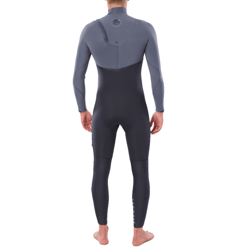 Load image into Gallery viewer, Rip Curl Flashbomb 4/3 Zip Free Wetsuit - Charcoal Grey back
