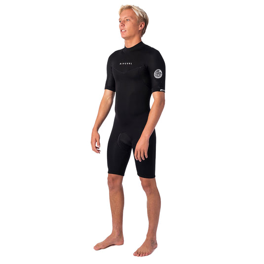 Rip Curl Dawn Patrol 2mm Short Sleeve Back Zip Spring Wetsuit - 2022