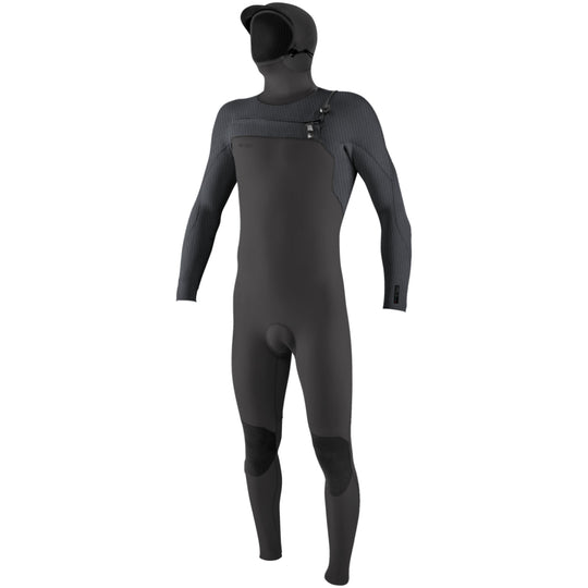 O'Neill Hyperfreak 5/4+ Hooded Chest-Zip Wetsuit • 2024