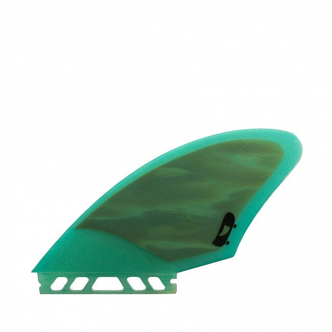 FCS Or Future Or White UPSURF Surfboard Twin Keel Fin Surf Thruster