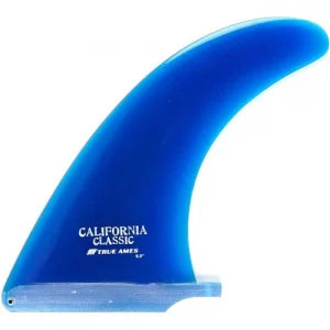 9.25" California Fin surfboard longboard fin fiberglass standard box  CLEAR 9.5" 